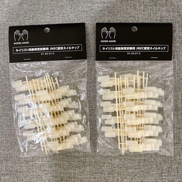 【新品・未使用】JNEC認定 STモデルハンド ネイルチップ 2袋