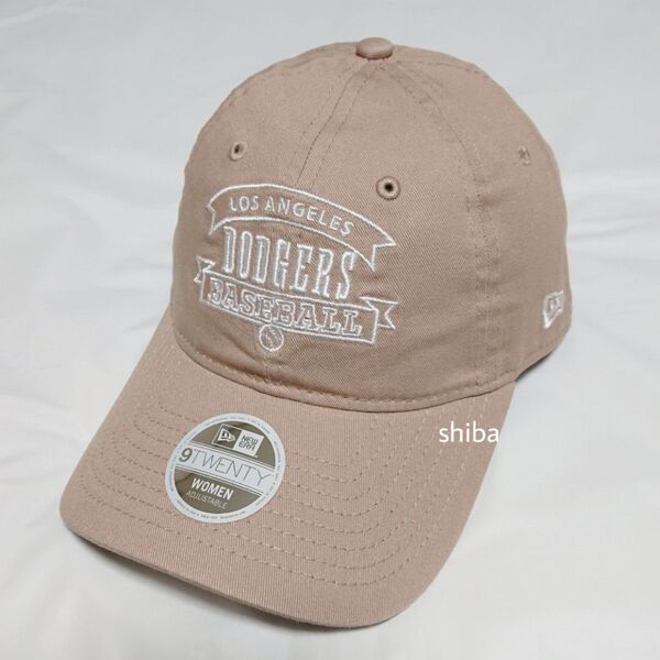 NEW ERA ニューエラ 正規品 9twenty LA ドジャース キャップ 帽子 カフェ ブラウン 茶色 白 レディース
