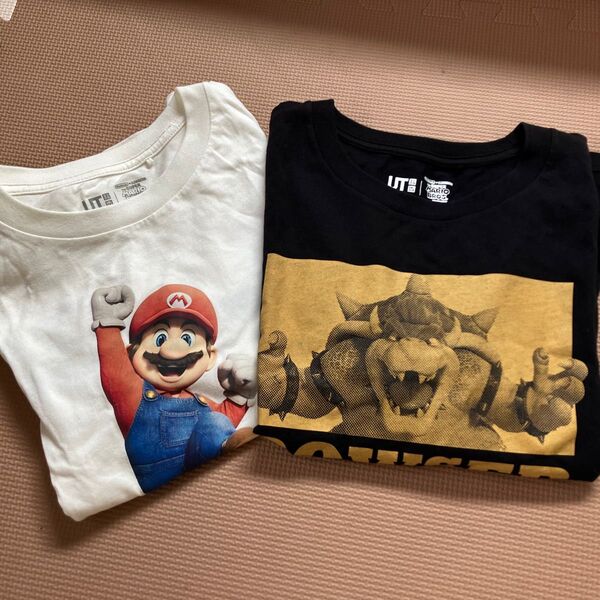 ユニクロ UNIQLO UT スーパーマリオ クッパ Tシャツ 130 スーパーマリオブラザーズ 2枚セット