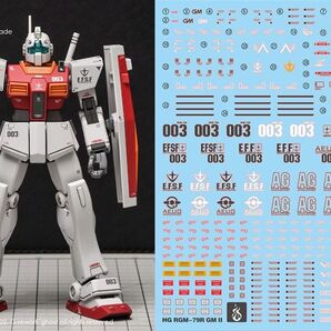 HGUC ジムII 用水転写デカールVer.GHOST