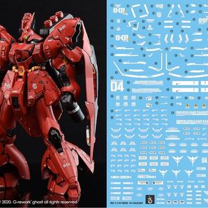 RG サザビー 用水転写デカールVer.GHOST