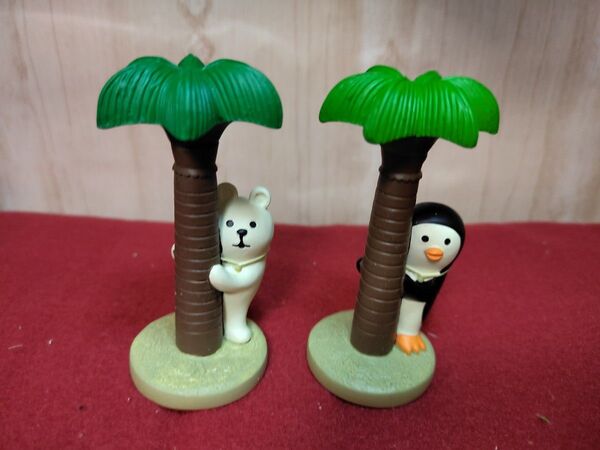デコレ コンコンブル 椰子の木 しろくま ペンギン
