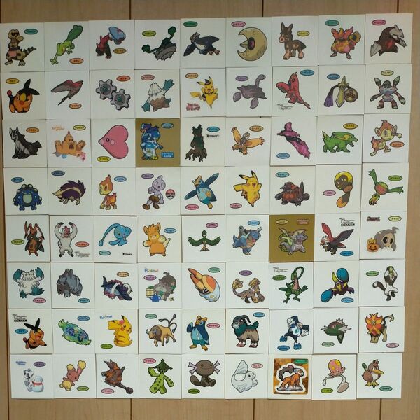 ポケモンデコキャラシール72枚セット②