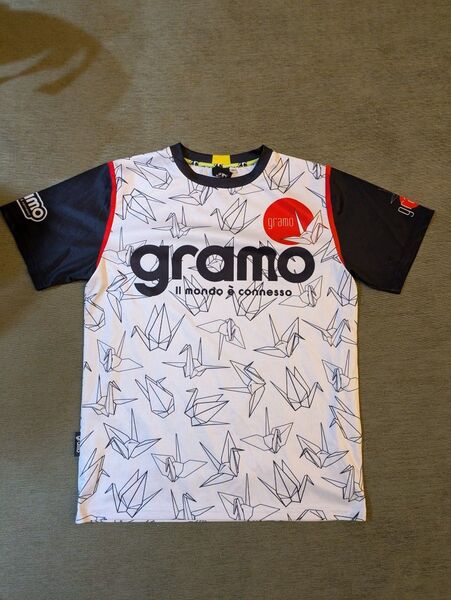 gramo グラモ 半袖Tシャツ ホワイト フットサル Sサイズ