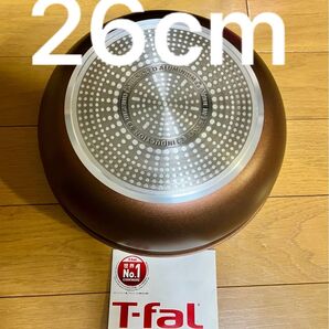 新品未使用迅速発送★ティファール ウォックパン 26cm IH対応 モカ 長持ち 1点