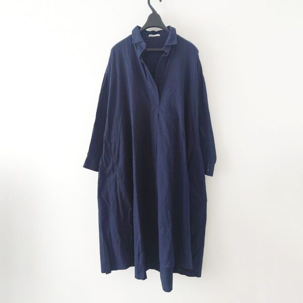 【美品】CRAFTSTANDARD BOUTIQUE ロングシャツワンピース マキシワンピ