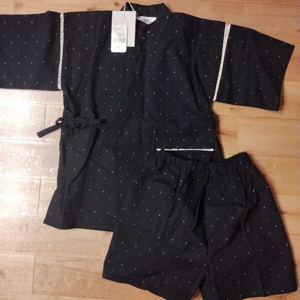 新品 たぐつき 甚平 和風 上下セット 綿100