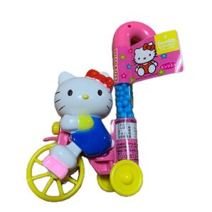 ハローキティ 三輪車 レトロ調なおもちゃ&お菓子