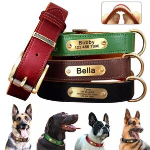 オーダーメイド 首輪 ペット 犬 猫 お名前入り