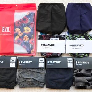 本日迄!B.V.D&BROS&HEAD&PLAYBOY ビキニ ブリーフ Mサイズ 9枚セット