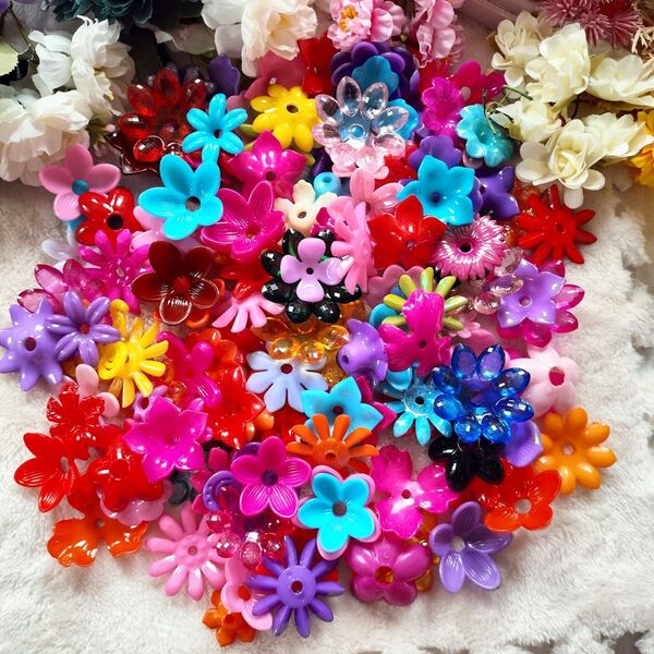 デコパーツ プラパーツ ハンドメイド 手作り パーツ 手芸 デコ ヘアゴム 素材 ドライフラワー 花 材料 ワンポイント