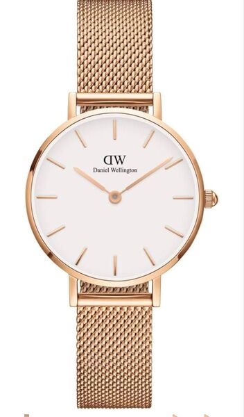 DANIEL WELLINGTON 腕時計 クォーツ ピンクゴールド ホワイト ダニエルウェリントン