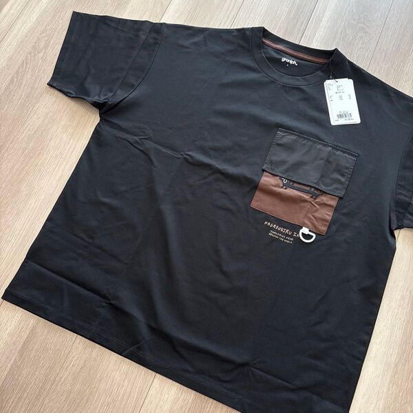 L ナガスギルイヌ トモダチフロムアナザーワールド|ドライビッグシルエットTシャツ