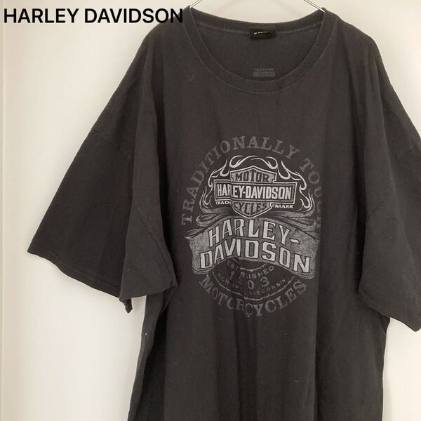 ハーレーダビットソン 両面プリントTシャツ Richmond コピーライト