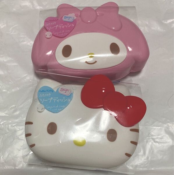 サンリオ ハローキティ マイメロディ ソープディッシュ2個