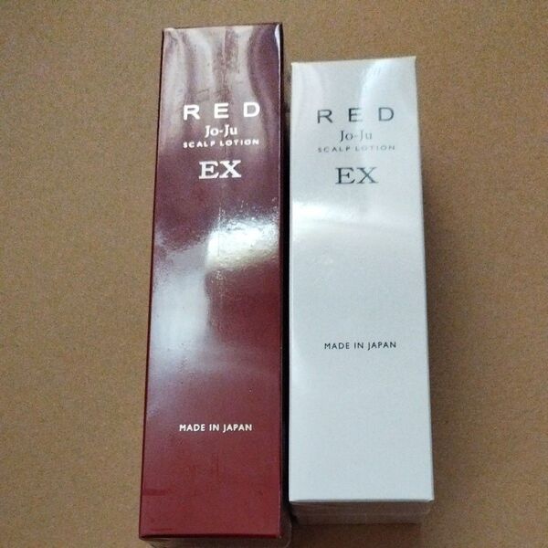 育毛剤 ジョジュレッドスカルプローションEX本体120ml、つけかえ用120ml