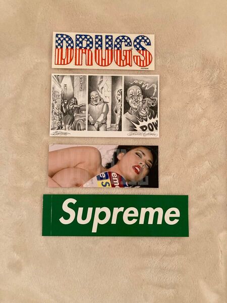 Supreme ノベルティー ステッカー 4枚 シュプリーム Sticker