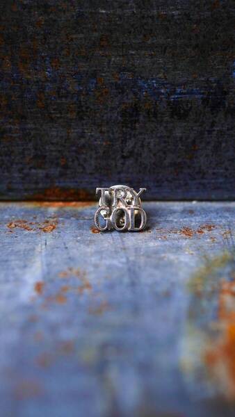 【1970s】TIFFANY&Co. ティファニー TRY GOD ピンバッチ 《シルバー925 ヴィンテージ オールド メンズ レディース》