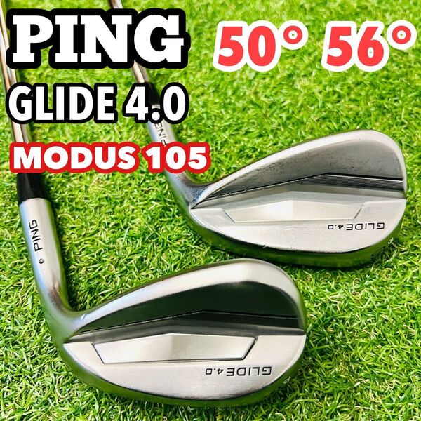 PING ピン GLIDE 4.0 グライド 50 56 Aw Sw ウェッジ黒ドット アプローチ サンドウェッジ モーダス