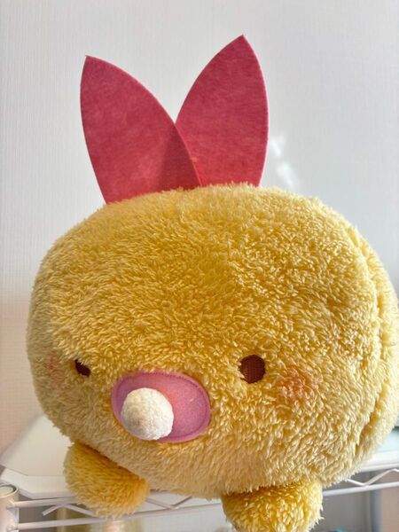 すみっコぐらし えびふらいのしっぽ うつぶせベビー プレミアム ぬいぐるみ XL
