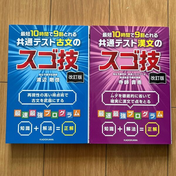 共通テスト対策 参考書2冊セット 古文 漢文