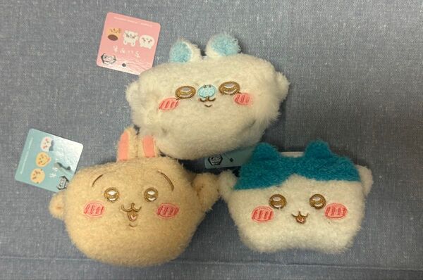 ちいかわ ふわふわミニキャラメルポーチ うさぎ ハチワレ モモンガ