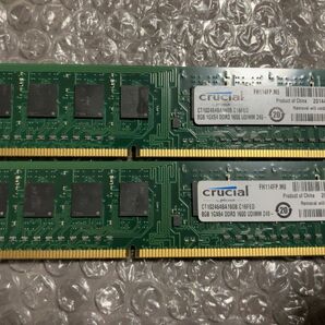 DDR3-1600(PC3-12800) デスクトップPC用メモリー 8GB×2枚 16GB【Crucial】②