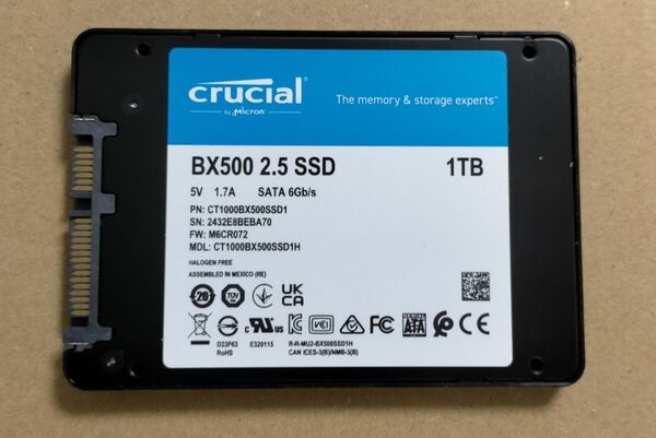 セール 1TB crucial クルーシャル BX500 SATA SSD CT1000BX500SSD1