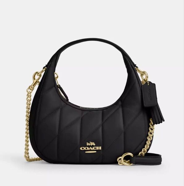 【新品未使用】COACH コーチ カルメン ミニクロスボディバッグ キルティング 日本未発売