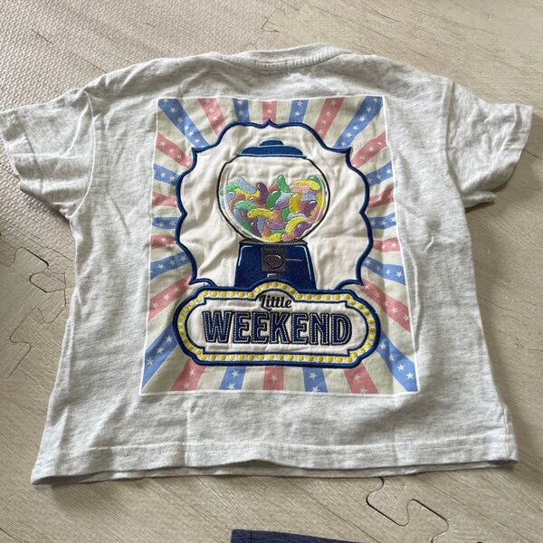 Tシャツ リトルウィークエンド 100センチ 半袖