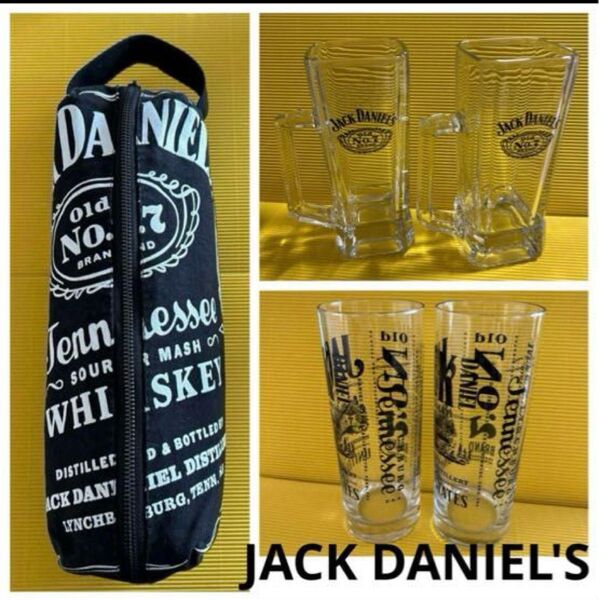 JACK DANIEL'S ジャックダニエル グラス、ボトルホルダー バッグ ジョッキ