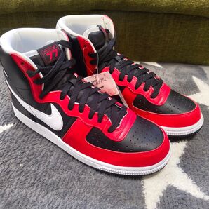 新品 NIKE ターミネーターハイ ブラック/レッド 27cm