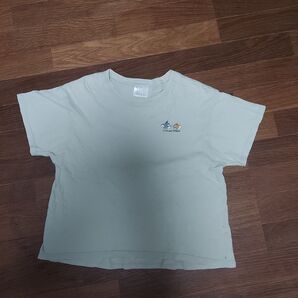 トムとジェリー スヌーピー アイスクリーム Tシャツ 水色150サイズ ライトグレー