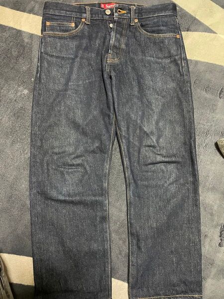 supreme リジットデニム 32 rigid denim slim スリム