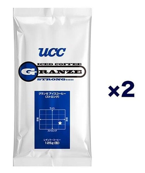 UCC上島珈琲 UCCグランゼストロングアイスコーヒー(粉)AP125g 2袋入