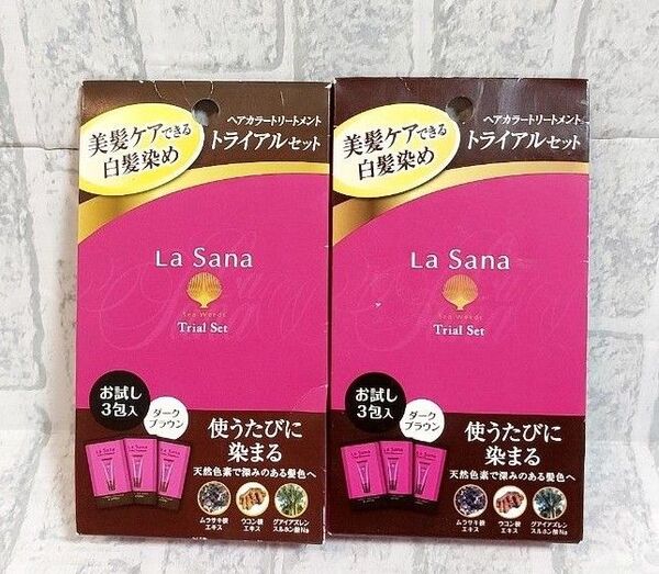 新品未使用 ラサーナ ヘアカラー トライアル