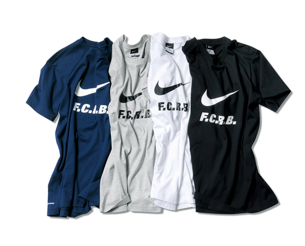 送料無料 新品 NIKE FCRB DRI-FIT AUTHENTIC SWOOSH TEE グレー M タグつき