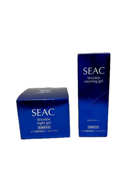 SEAC シワ改善 オールインワンジェル 朝夜セット