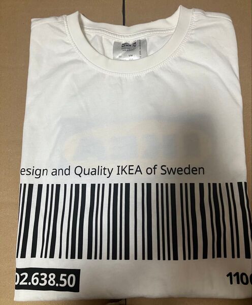 IKEA デザインTシャツ XSサイズ ホワイト 未使用に近い
