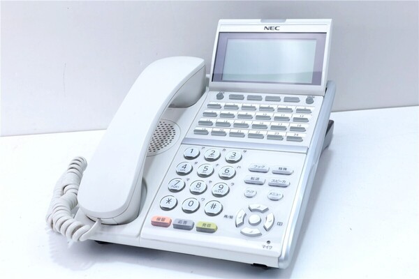 即決落札送料無料 複数在庫あり MADE IN JAPAN 消毒済 NEC 中古 DT400 Series DTZ-24D-2D(WH)TEL / 24ボタン 標準電話機(白) 現状品 F