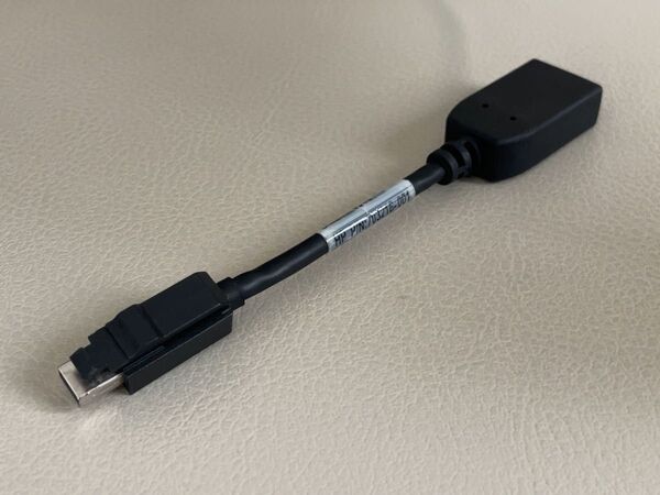 MiniDP〜DP 変換アダプター 変換ケーブル HP純正品 703216-001 ディスプレイポート