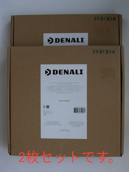 Denali マイター/テーブルソーブレード 10インチ40歯 5/8インチアーバー タングステンカーバイド 2点セット(未使用)