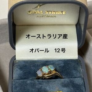 OPAL STRIKE 14ct GOLD オパールリング