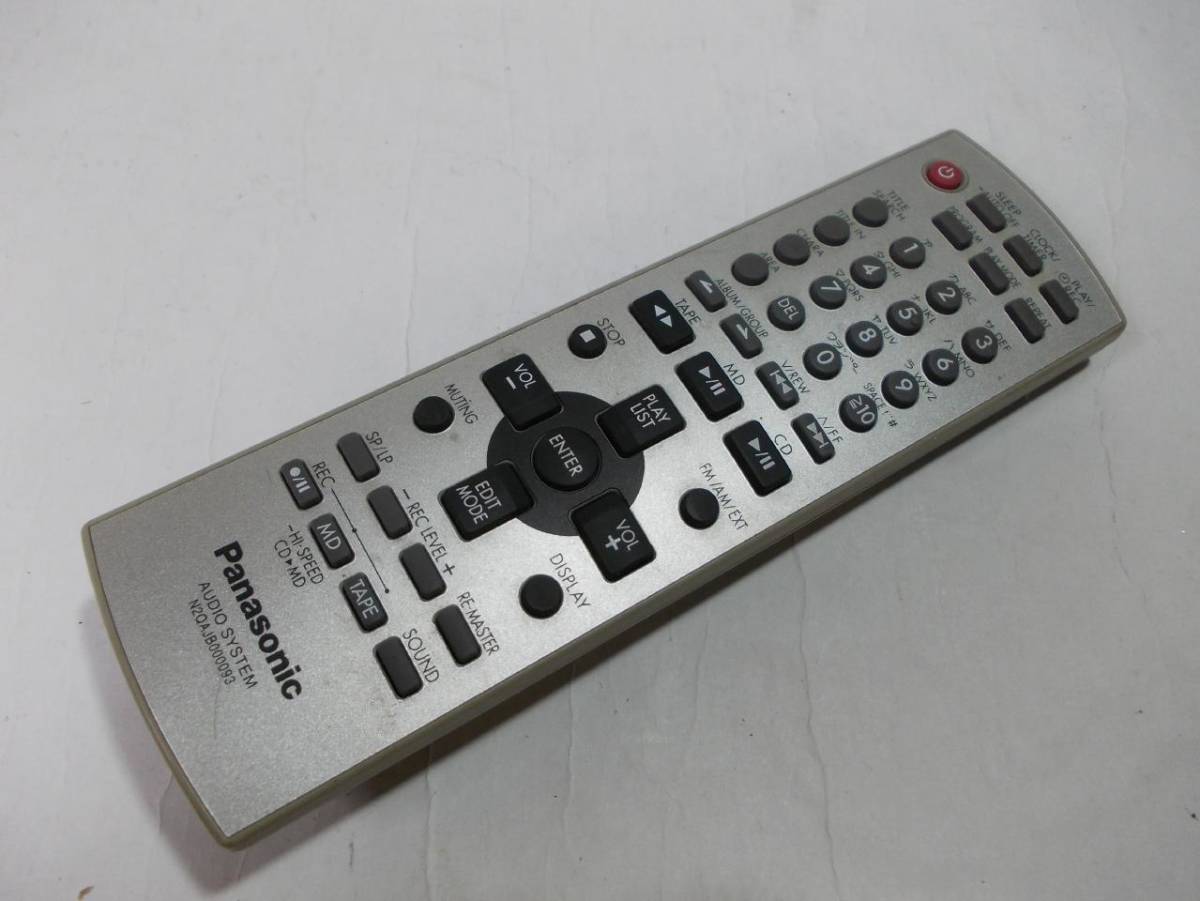 人気の 【動作良好】美品 パナソニック リモコン付 SA-PM300MD