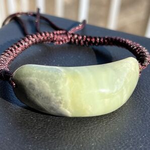 天然無処理和田玉★手牌ブレスレット03