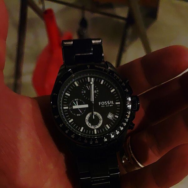 FOSSIL 腕時計 メンズ ブラック