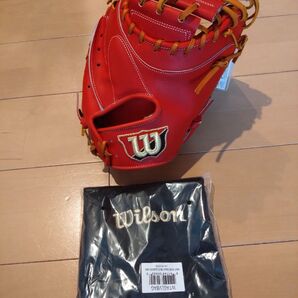 Wilson ウィルソン WBW101111 硬式捕手右投用 Eオレンジ ウィルソンスタッフ