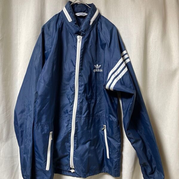 ■アディダス adidas ナイロンジャケット トラックジャケット ヴィンテージ