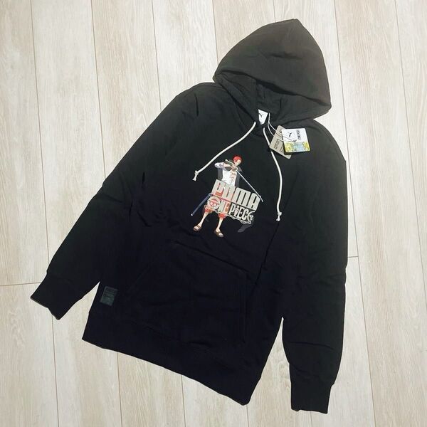 PUMAプーマ★新品 ONE PIECE ワンピース シャンクス ロゴ コラボ パーカー