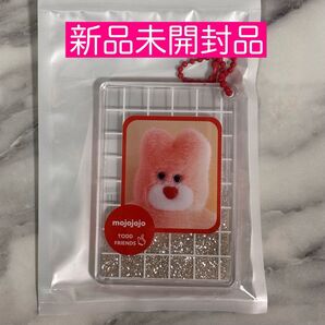 【限定】 mojojojo グリッターキーホルダー うさぎ ピンク